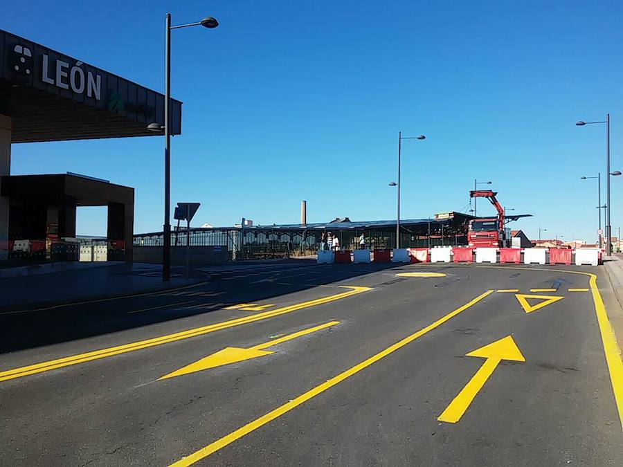 Tráfico restringido en la estación