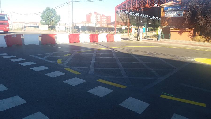 Tráfico restringido en la estación