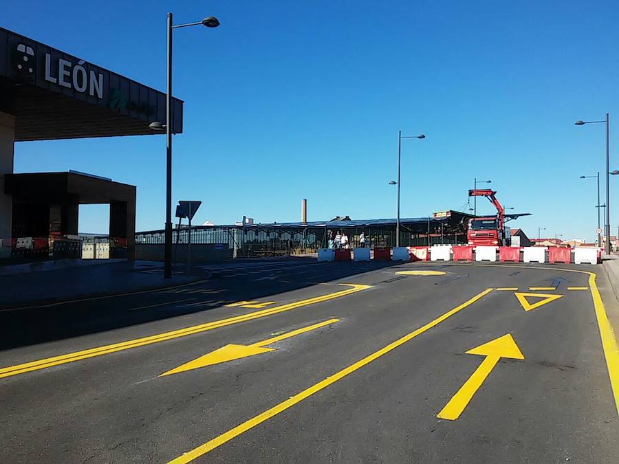Tráfico restringido en la estación