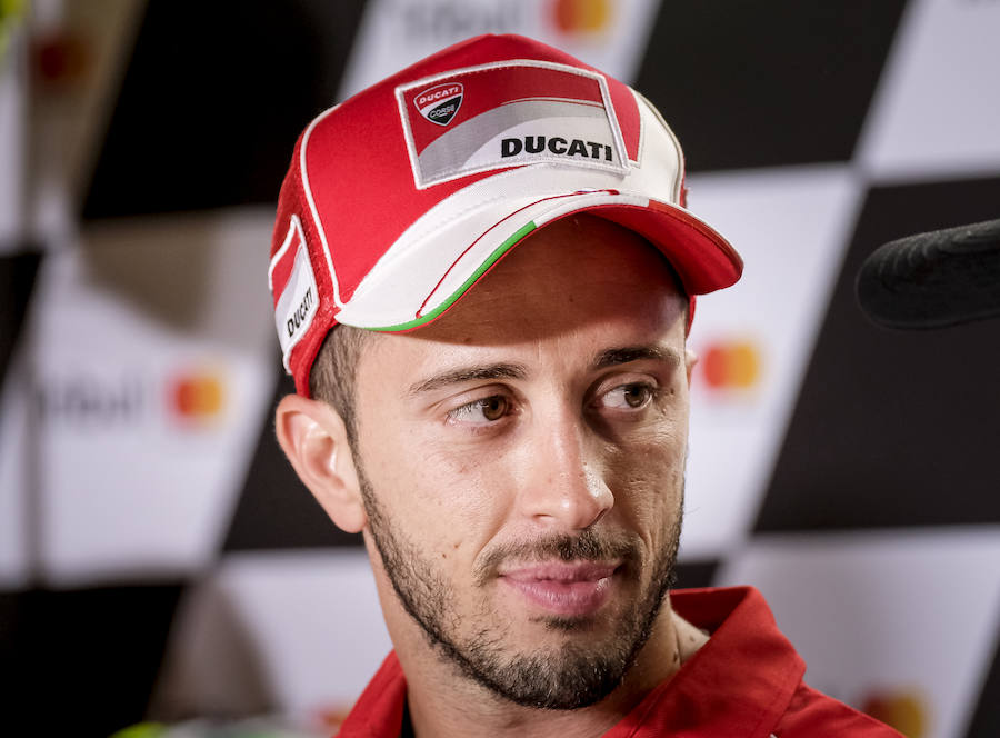 Andrea Dovizioso, piloto italiano de MotoGP. 