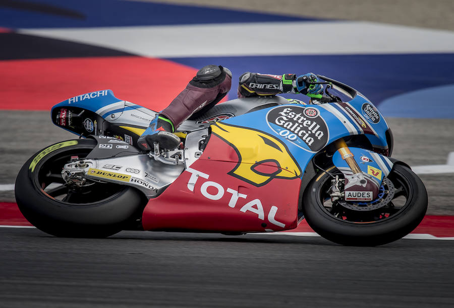 El italiano Franco Morbidelli, autor del segundo mejor tiempo en Moto2.