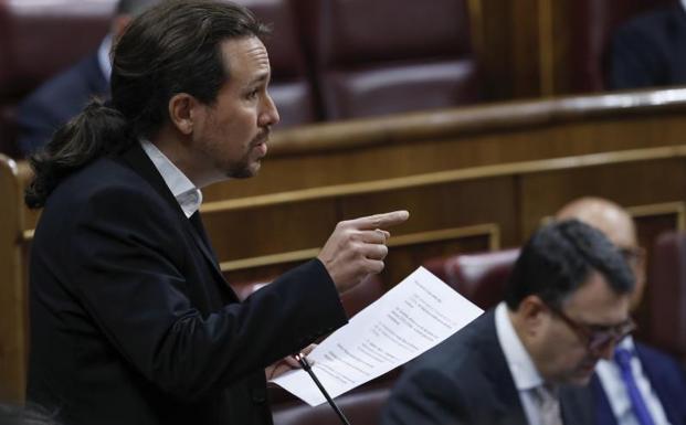 El secretario general de Podemos, Pablo Iglesias.