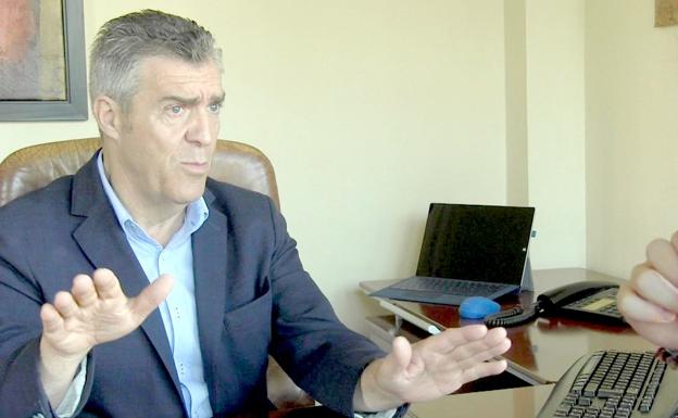 Javier Cepedano, durante una entrevista con leonoticias.