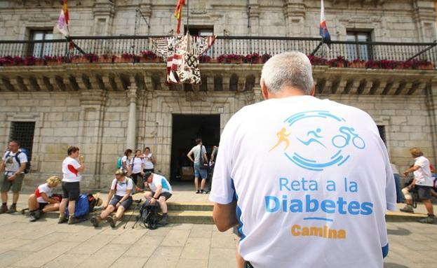 Imagen de archivo de un hombre en una campaña contra la diabetes. 