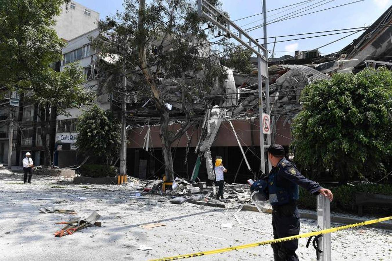 El temblor, de magnitud 6,8, se produce apenas dos horas después de que la ciudadanía saliera a las calles de todo el país en un simulacro conmemorativo del temblor de 1985