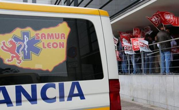 Imagen de una de las últimas movilizaciones del sector en León.