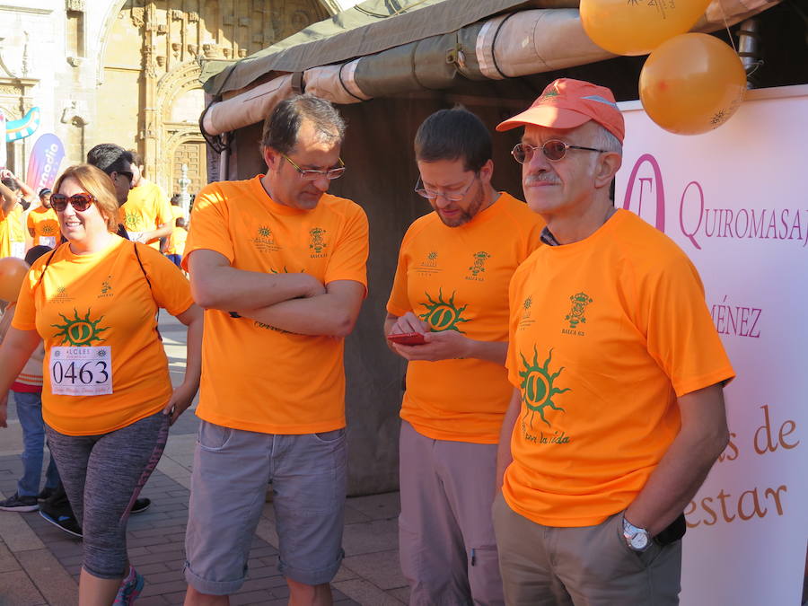 Marea naranja contra la leucemia