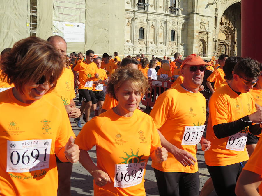 Marea naranja contra la leucemia