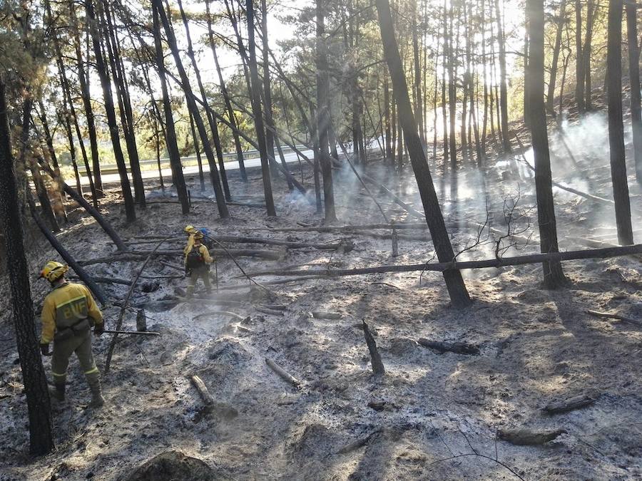 El fuego no cesa en la provincia