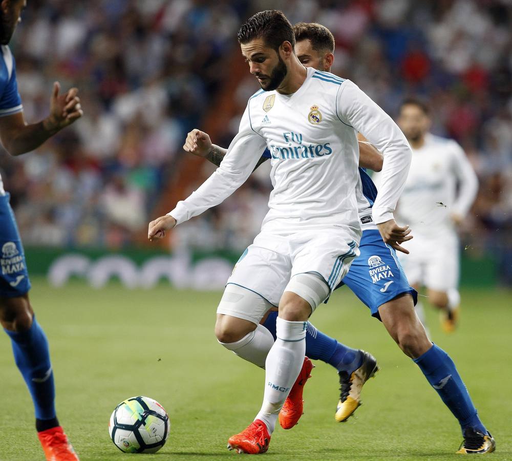 Partido correspondiente a la séptima jornada de Liga entre el Real Madrid y el Espanyol, en el Santiago Bernabéu. 