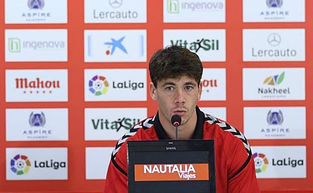 Guarrotxena este lunes durante la rueda de prensa.