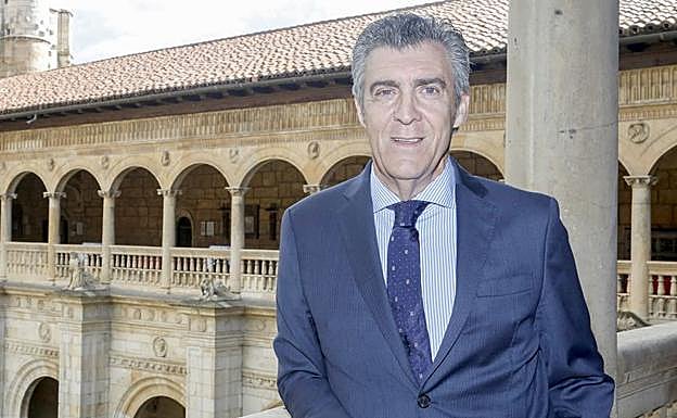 Javier Cepedano, presidente de la Fele, durante una entrevista. 