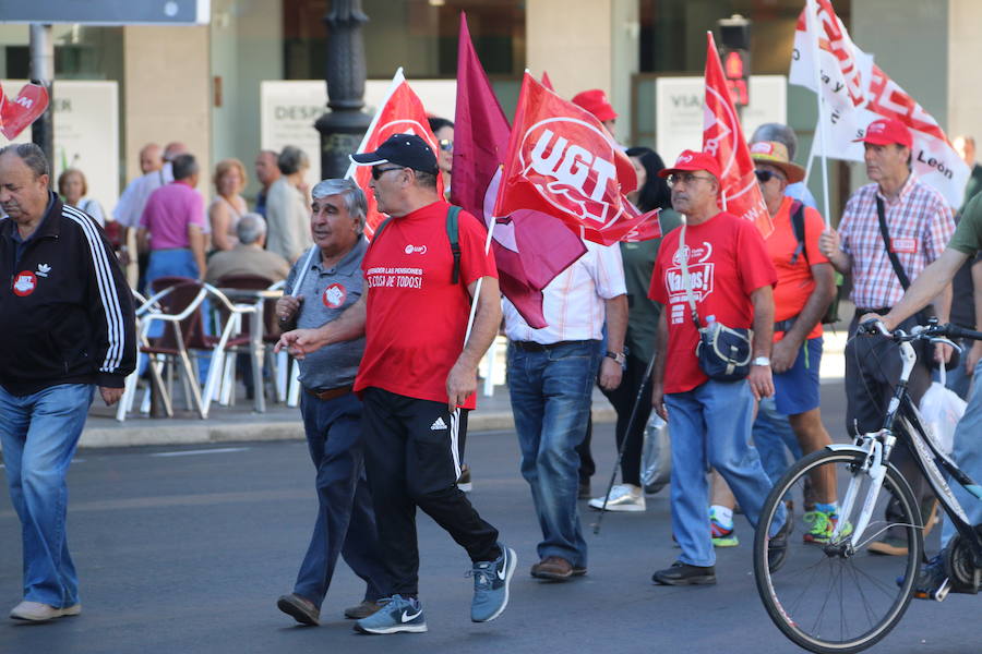 Los jubilados llegan a León