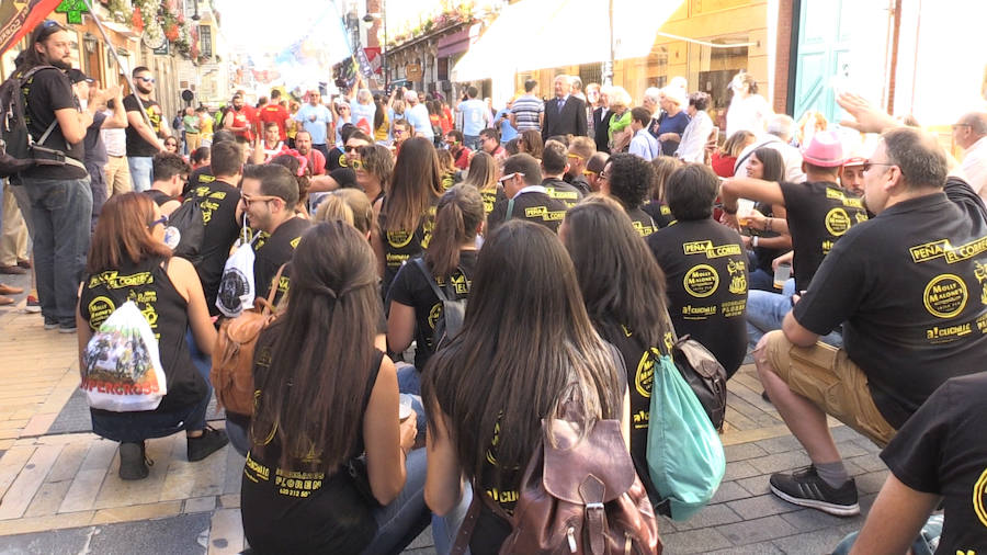 Las peñas, también en San Froilán