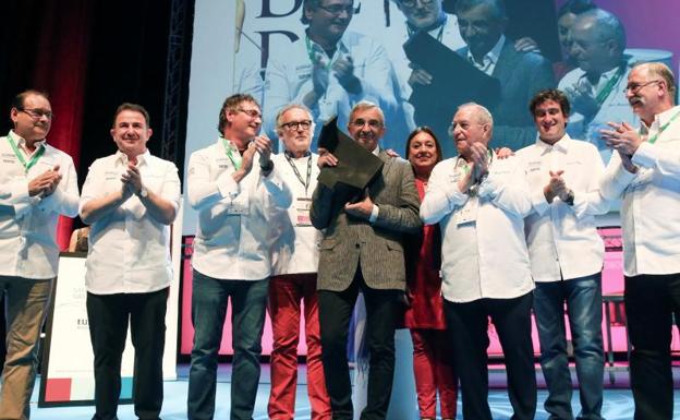 Homenaje al chef francés Michel Bras en San Sebastián Gastronomika.