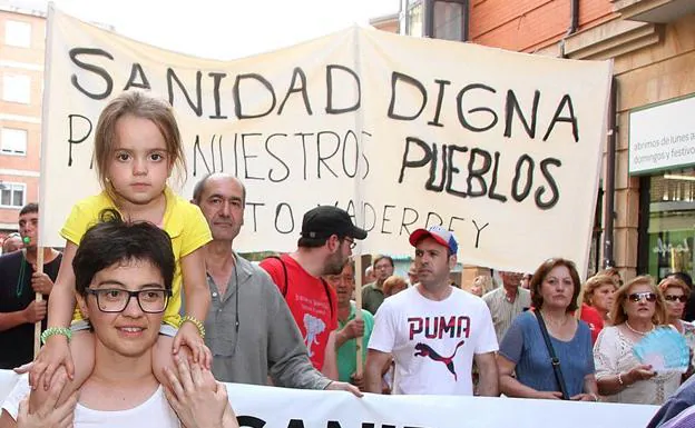 Protestas en Astorga.