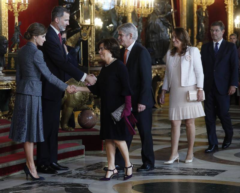 Soraya Sáenz de Santamaría y Alfonso Dastis.