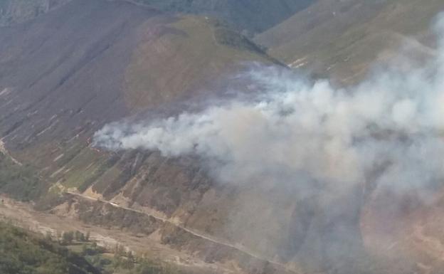 Incendio en Matalavilla.