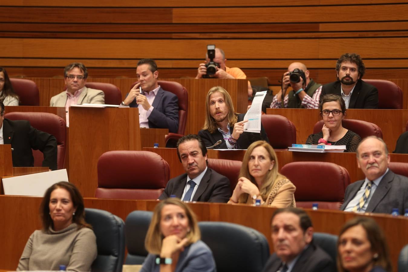 Pleno en las Cortes de Castilla y León