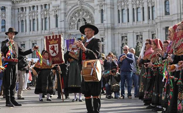 Representación leonesa en la fiesta. 