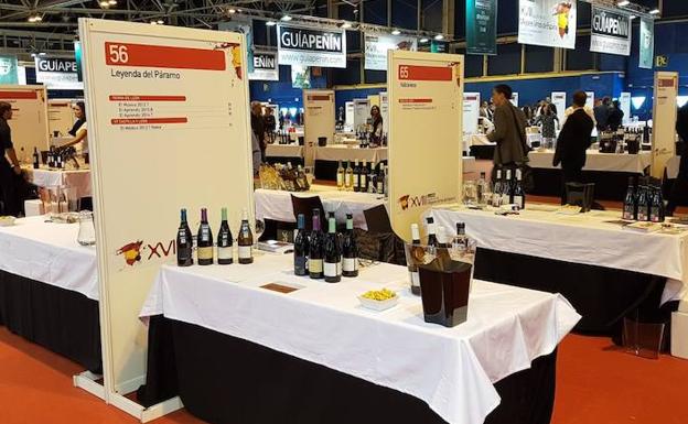 Leyenda del Páramo en el Salón de los Mejores Vinos de España. 