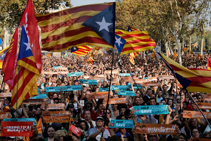 En el momento en el que se comunicaba la decisión del Parlament, la alegría y la emoción ha estallado en la plaza Sant Jaume