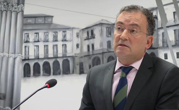 Fernando Salguero, durante la rueda de prensa. 