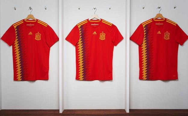 La nueva camiseta de la selección para el Mundial. 