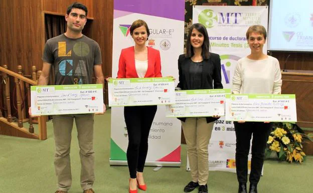 David Suarez, Marta González, Marta Lombó y Elena Fernández.