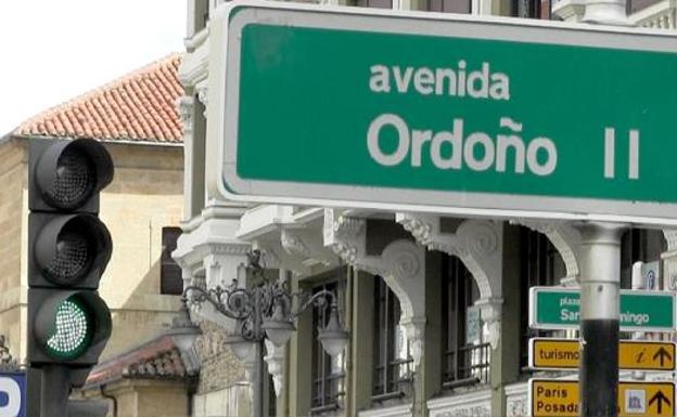 Avenida Ordoño II de León.