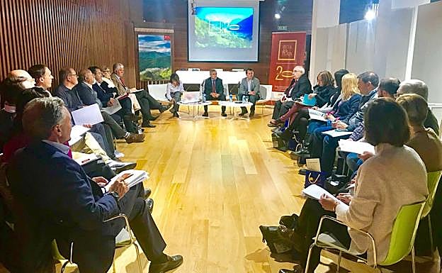 Asamblea anual de la Red de Cooperación de Ciudades en la Ruta Vía de la Plata, celebrada ayer en Asturias