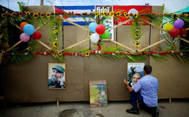 Homenajes a Fidel Castro en La Habana.