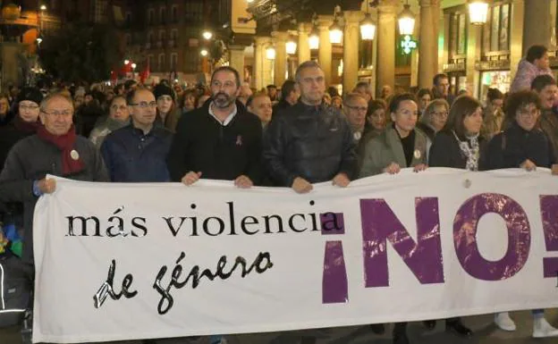 Manifestación contra la violencia de género en Valladolid