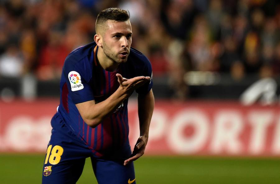 Los dos primeros clasificados de la Liga empataron en el césped de Mestalla y siguen invictos.