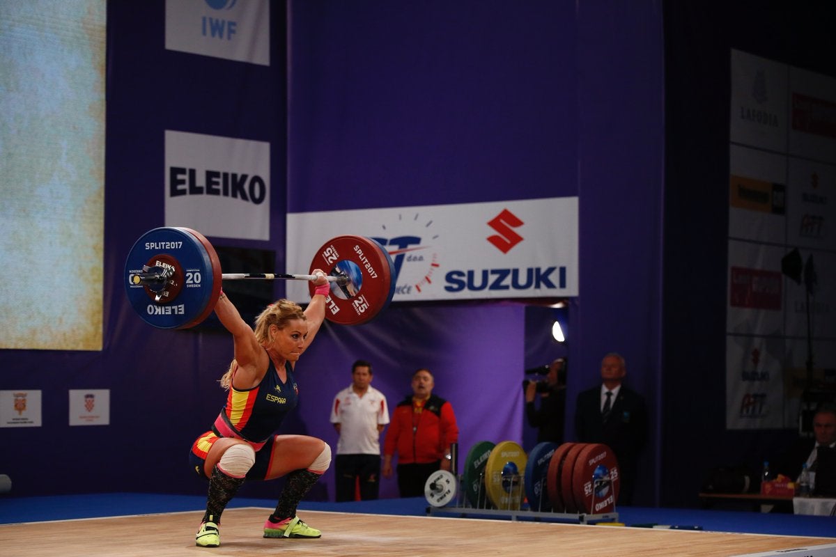 Lydia Valentín ya se vistió de oro este 2017 en el Europeo