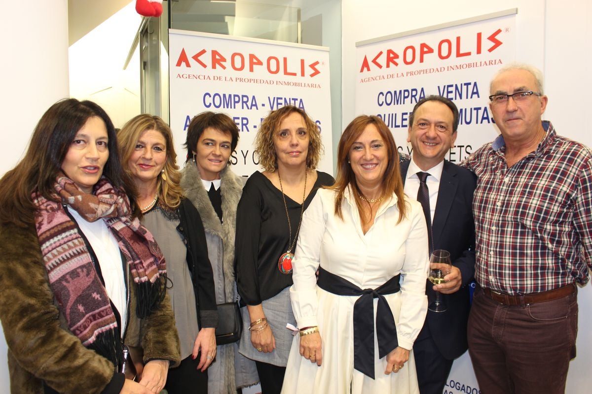 Inauguración de las nuevas instalaciones de la inmobiliaria Acrópolis