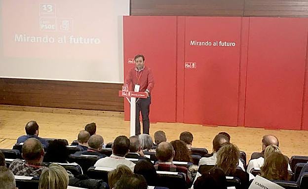 Tino Rodríguez, durante su comparecencia. 