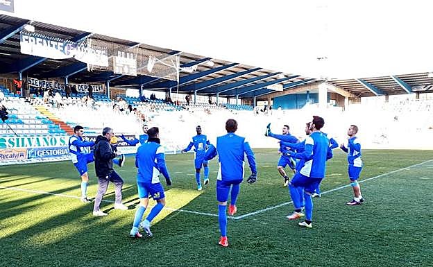 Entrenamiento de la Ponferradina.
