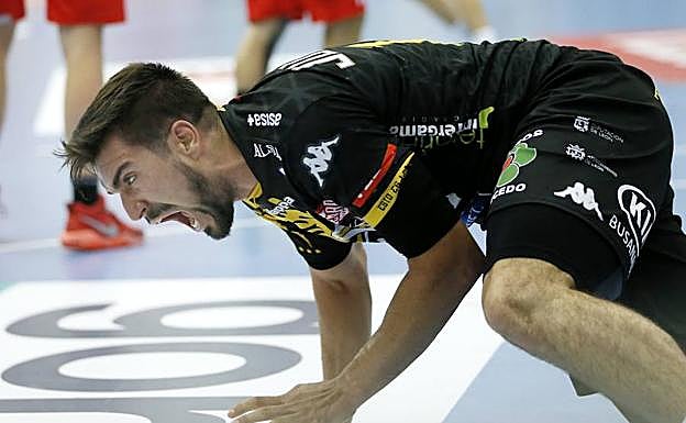 Juanjo Fernández, en un partido de esta temporada.