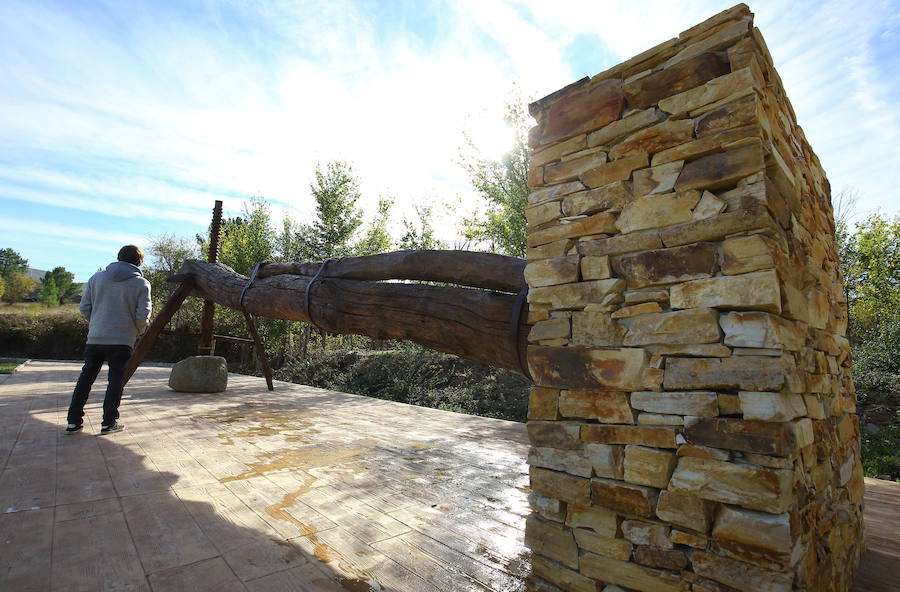 Restauración del viejo lagar y pendón de Cabañas Raras