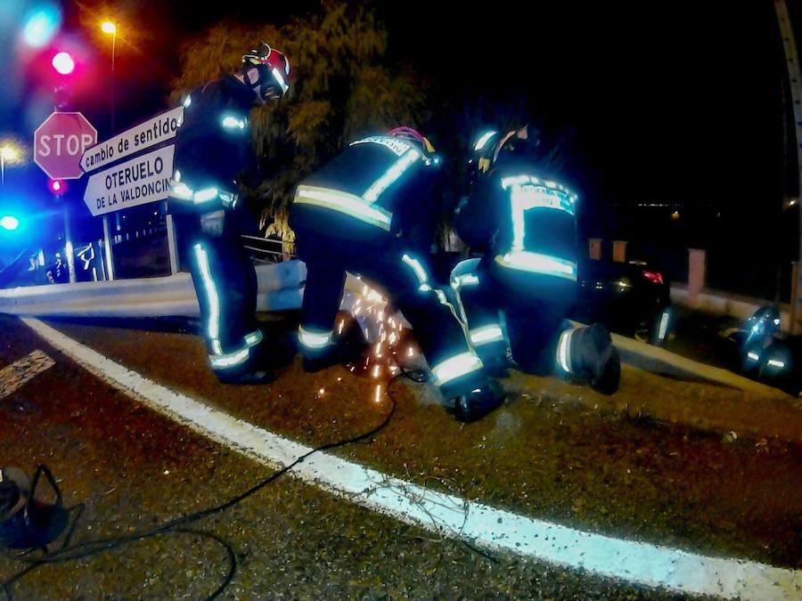 Grave accidente en Oteruelo