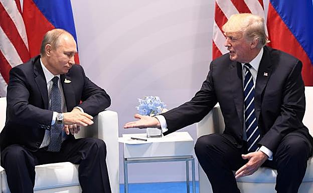 Vladímir Putin y Donald Trump, durante un encuentro.