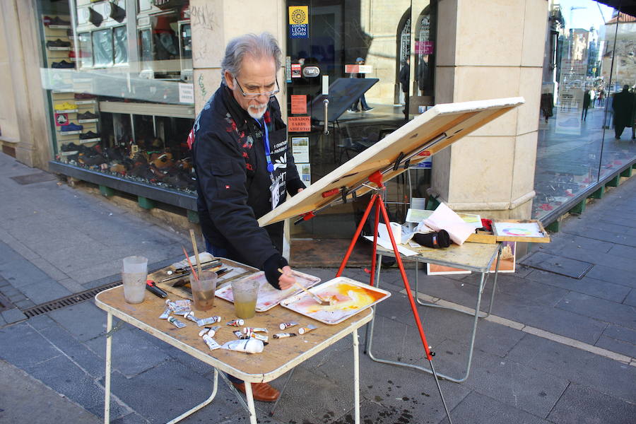 Concurso de pintura rápida en León