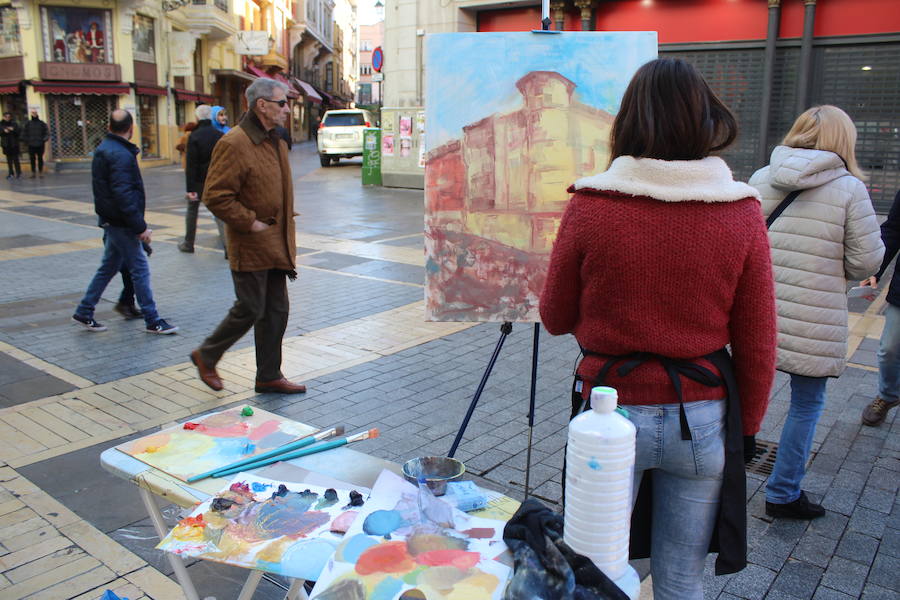 Concurso de pintura rápida en León