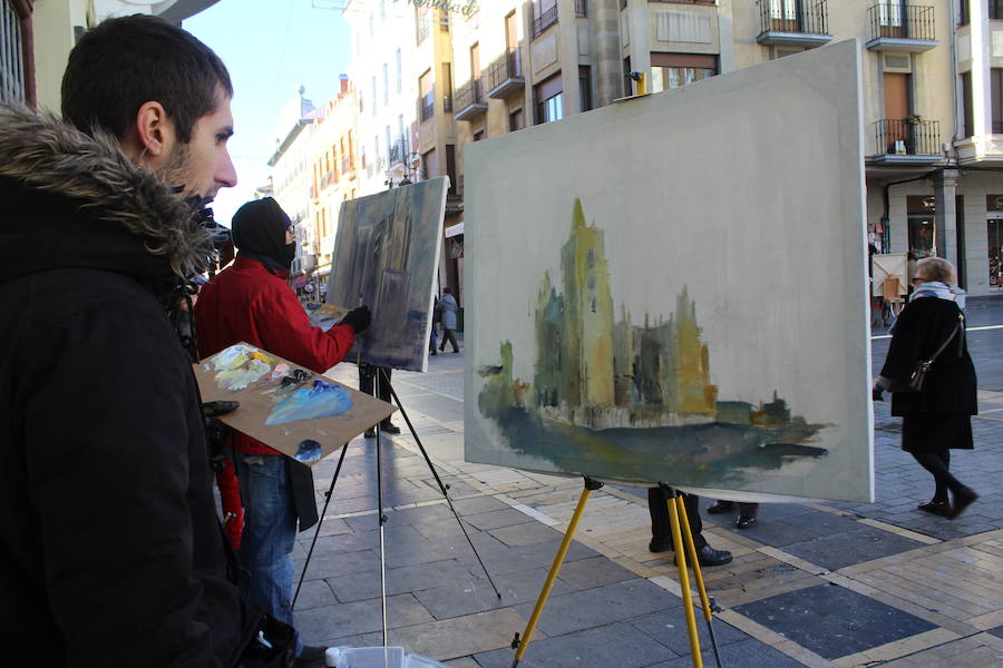 Concurso de pintura rápida en León