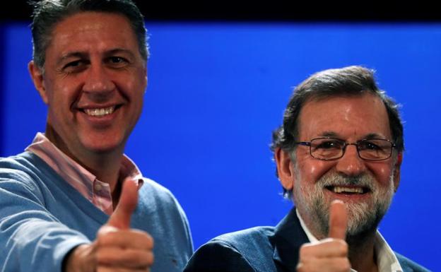 Mariano Rajoy y Xavier García Albiol.