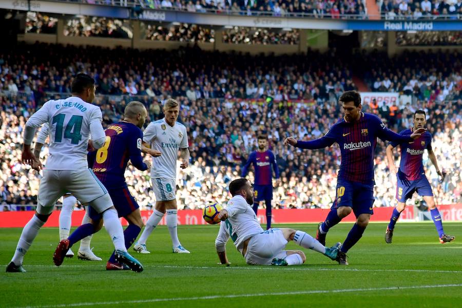 El conjunto azulgrana dejó prácticamente sentenciada la Liga en el Bernabéu tras su victoria por 0-3. 