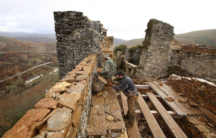 Restauración del castillo de Sarracín