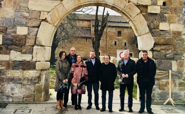 Los senadores del PP durante la vista.