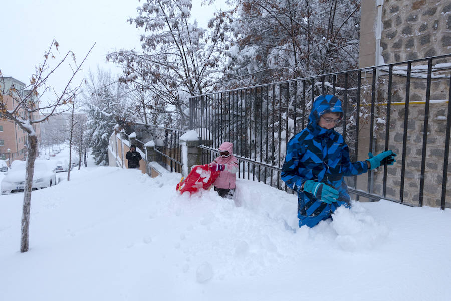 Nieve en Ávila